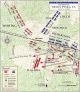 Map of Battle at Seven Pines, Day 2, June 1 1862