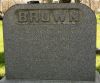 Benjamin F Brown & Helen M Schutt - Headstone