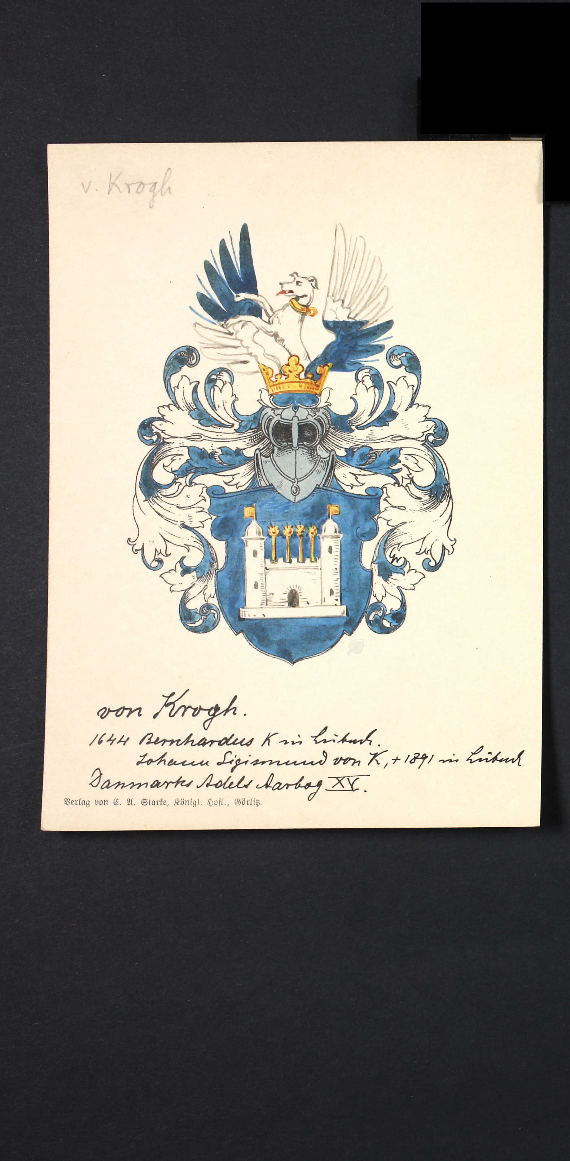 Von Krogh coat of arms